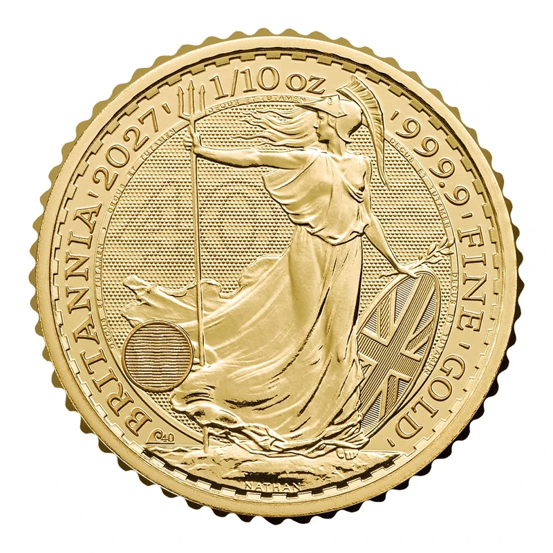 2027 UK 1/10 oz Britannia Gold Coin | 40th Anniversary Edition