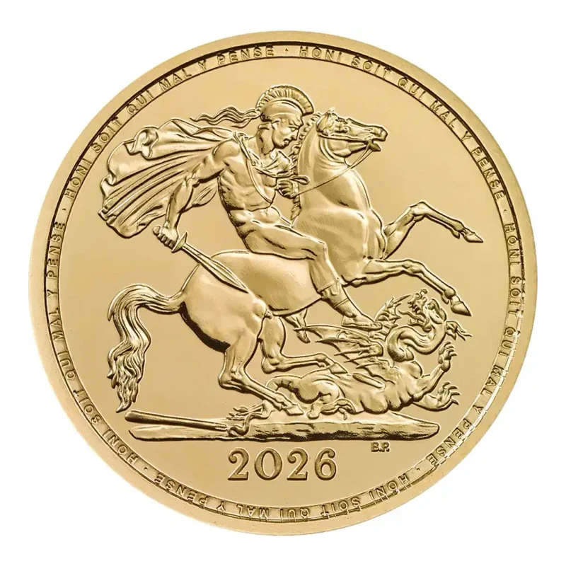 UK 'Yellow Gold' Half Sovereign Gold Coin