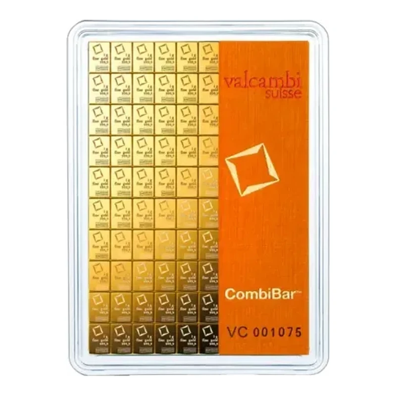 100 x 1g Gold Bar - Valcambi | CombiBar