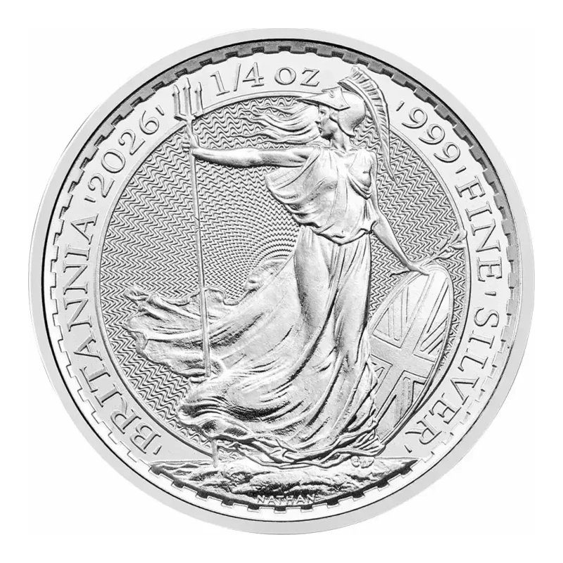 2026 1/4 oz UK Britannia Silver Coin
