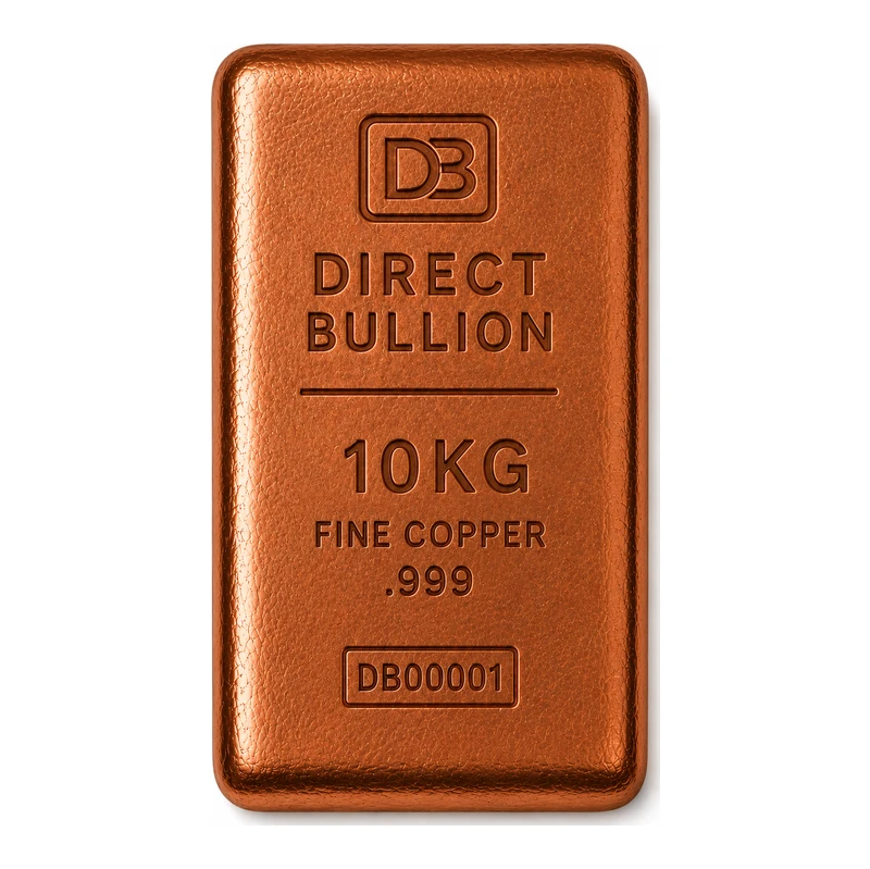 10Kg Copper Bars - Direct Bullion