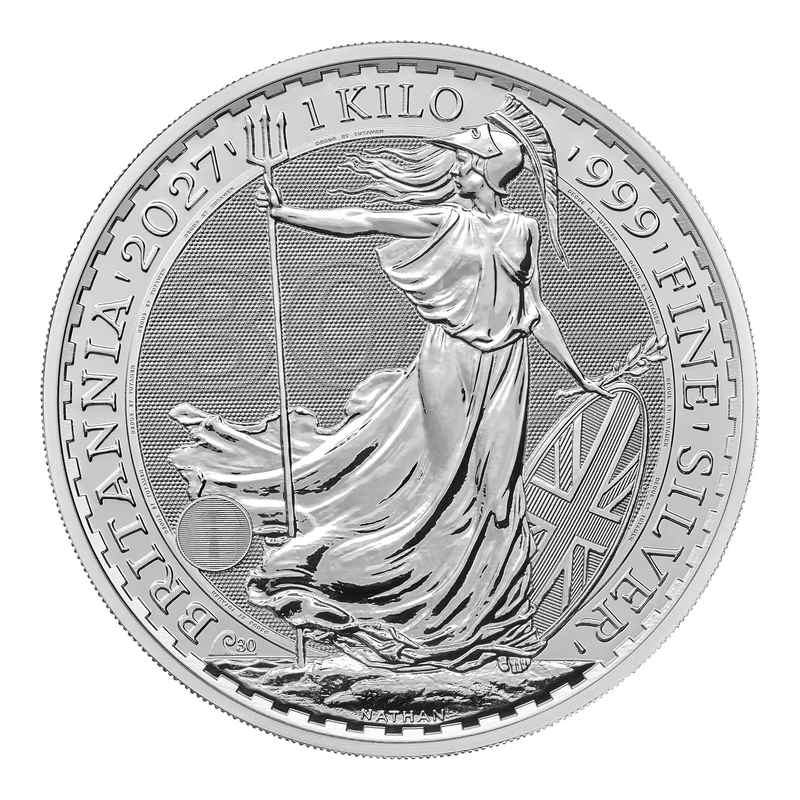 2027 UK 1 kg Britannia Silver Coin | 30th Anniversary Edition