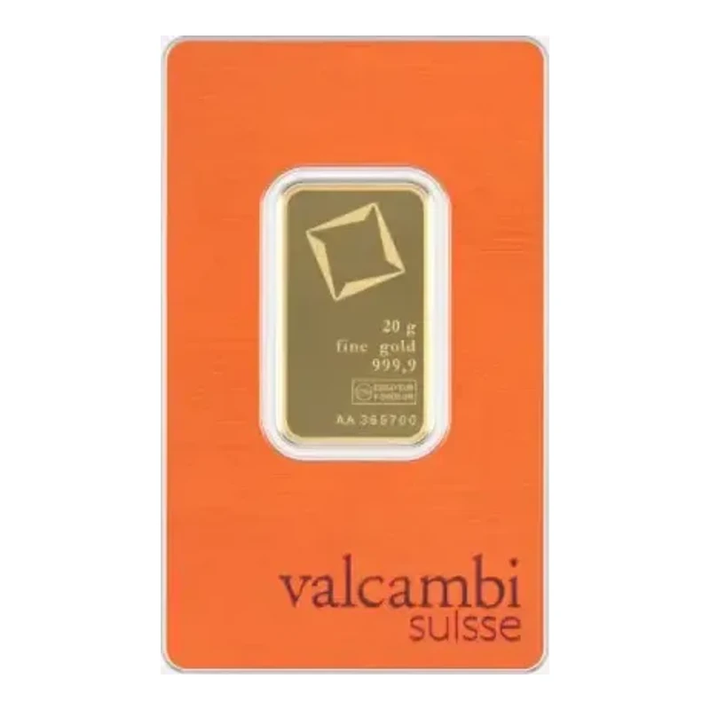 20g Gold Bar - Valcambi