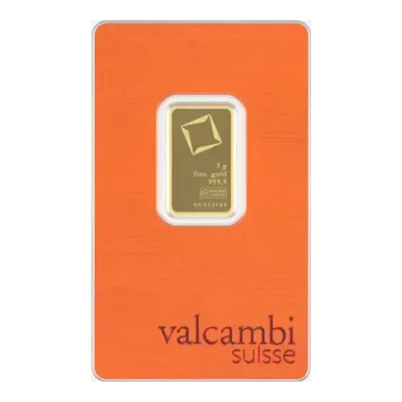 5g Gold Bar - Valcambi