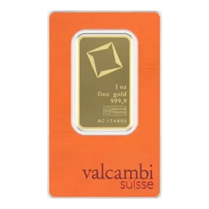 1 oz Gold Bar - Valcambi