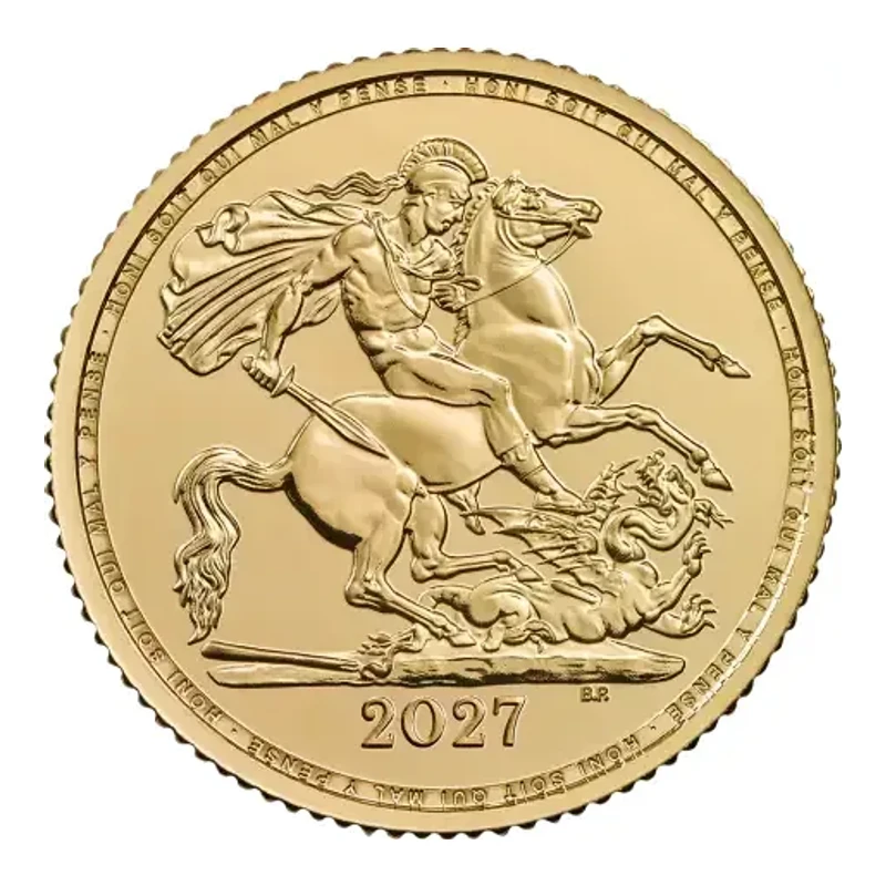 2027 Half Sovereign Charles III Gold Coin